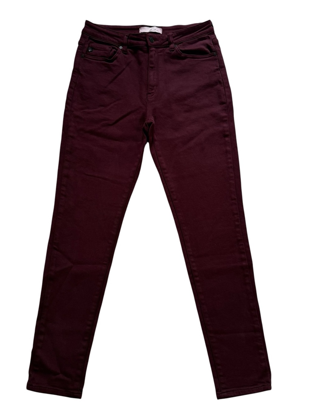 Kancan Women’s Size 11/29 Style Estilo # KC7204BU Skinny Stretch Burgundy Jeans